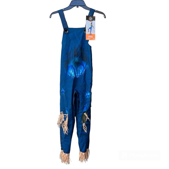 Kids' Straw Scarecrow Halloween Costume Only 1 PT Of 4 Pt - Hyde & EEK! Size M - Picture 3 of 5